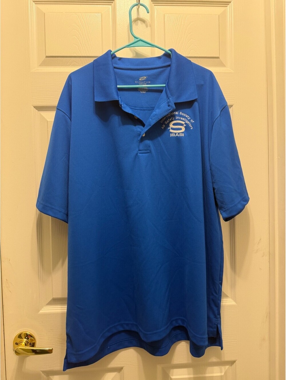 Ultra Club Blue International Society Of Air Safety Investigators ISASI Polo 2XL